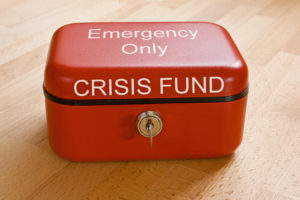 emergency only crisis fund safe